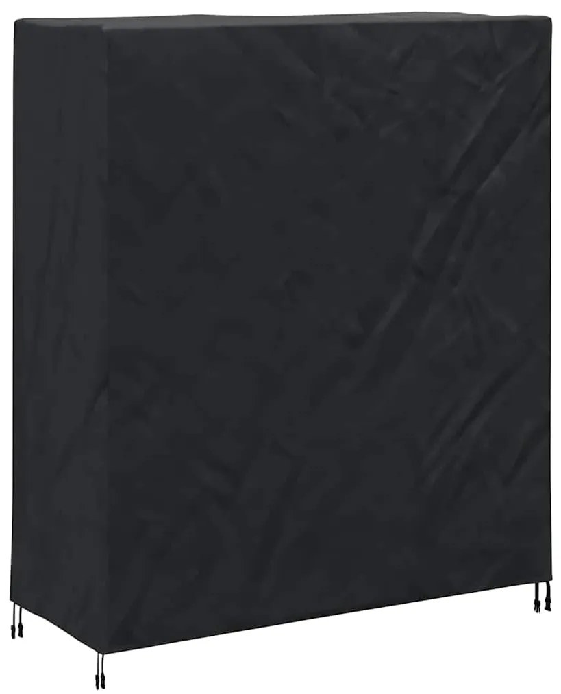 vidaXL Κάλυμμα Τραπέζης Πινγκ Πονγκ Μαύρο 165 x 70 x 185 εκ ύφασμα