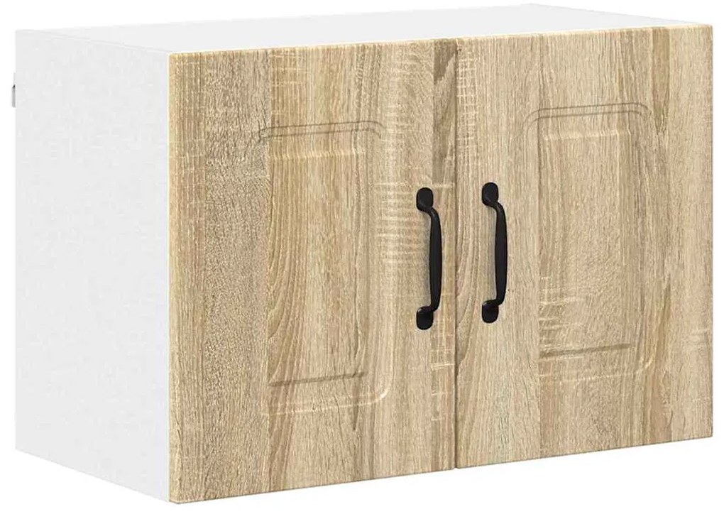 vidaXL Κρεμαστό ντουλάπι κουζίνας 2 pcs Δρύς Sonoma 60 x 31 x 40 εκ