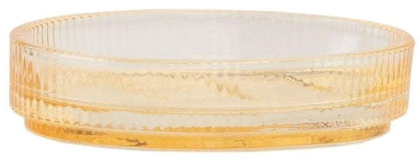 Σαπουνοθήκη Vintage Crystal AH-BA72011 12x9x2,5cm Yellow Andrea House Γυαλί