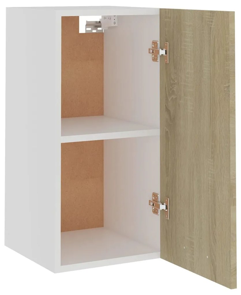vidaXL Ντουλάπι Κρεμαστό Sonoma Δρυς 29,5x31x60 εκ. από Μοριοσανίδα