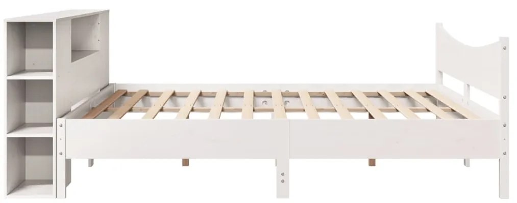 vidaXL Σκελετός Κρεβ. Χωρίς Στρώμα Λευκό 180x200 εκ Μασίφ Πεύκο