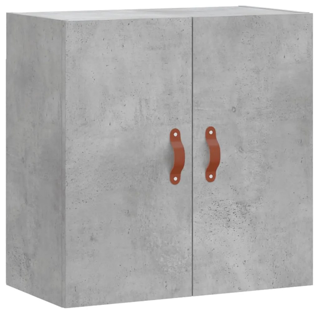 vidaXL Ντουλάπι Τοίχου Γκρι Σκυρ. 60x31x60 εκ. Επεξεργασμένο Ξύλο