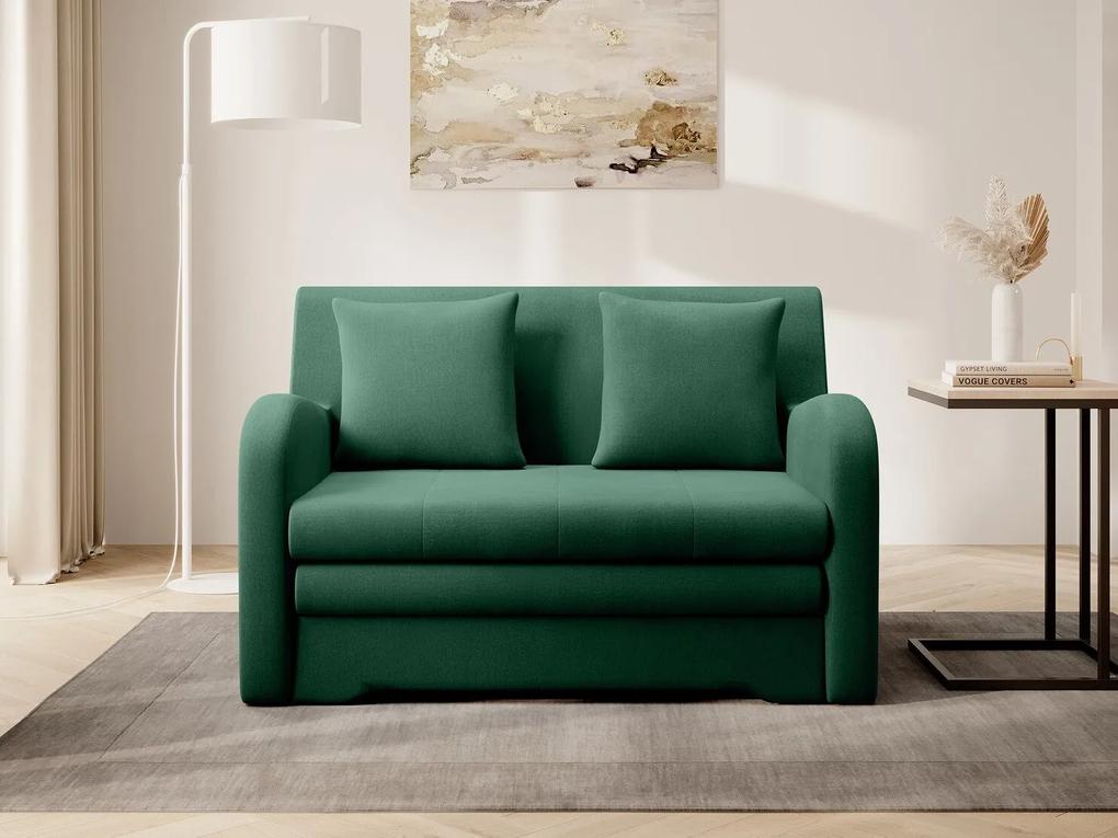 Καναπές κρεβάτι Elyria 151, Αποθηκευτικός χώρος, Πράσινο, 85x130x103cm, 74 kg, Πόδια: Πλαστική ύλη, Ξύλο: Πεύκο | Epipla1.gr