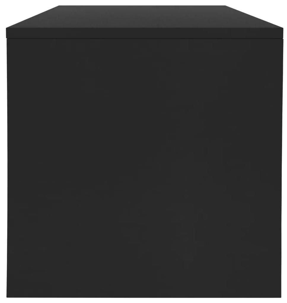 Τραπεζάκι Σαλονιού Μαύρο 100 x 40 x 40 εκ. από Μοριοσανίδα - Μαύρο