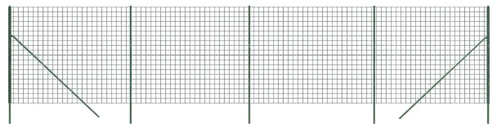 vidaXL Συρματόπλεγμα Περίφραξης Πράσινο 1,8x10 μ. Γαλβανισμένο Ατσάλι