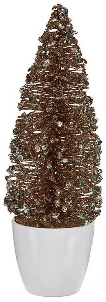 Χριστουγεννιάτικο δέντρο Μικρό Μέντα Πλαστική ύλη champagne 9 x 28 x 9 cm