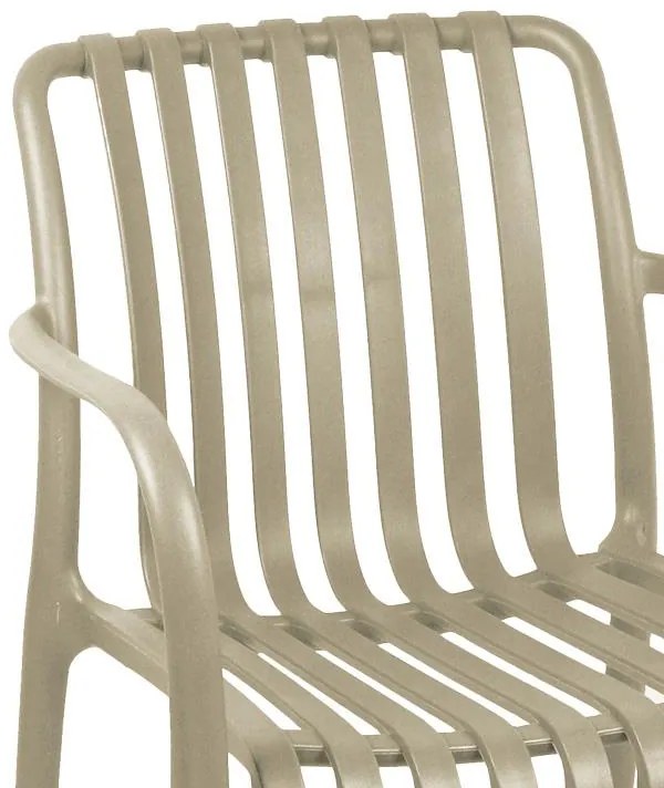 Καρέκλα - Πολυθρόνα Zoi C007 pp σε cappucino απόχρωση 58.5x54x80 εκ. 58.5x54x80 εκ.