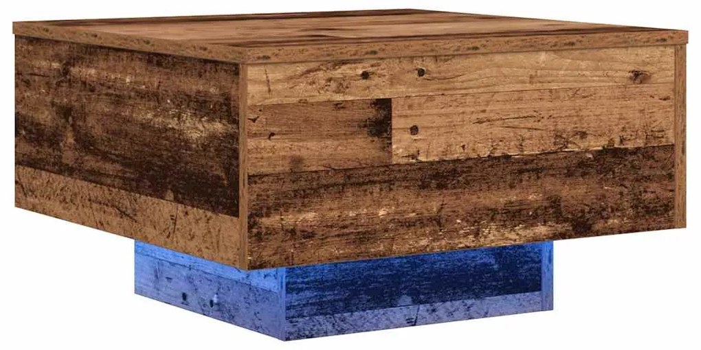 vidaXL Τραπεζάκι Σαλονιού Παλαιό ξύλο 55 x 55 x 31 εκ