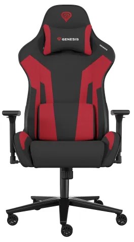 Genesis NFG-1927 Nitro 720 Καρέκλα Gaming Δερματίνης με Ρυθμιζόμενα Μπράτσα Κόκκινο / Μαύρο