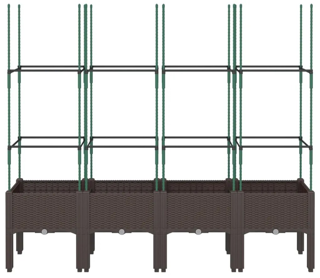 ΖΑΡΝΤΙΝΙΕΡΑ ΚΗΠΟΥ ΜΕ ΚΑΦΑΣΩΤΟ ΚΑΦΕ 160 X 40 X 142,5 ΕΚ. ΑΠΟ PP 367965