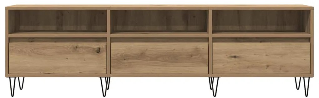 vidaXL Έπιπλο Τηλεόρασης τεχνίτης Δρυς 150x30x44,5 εκ.