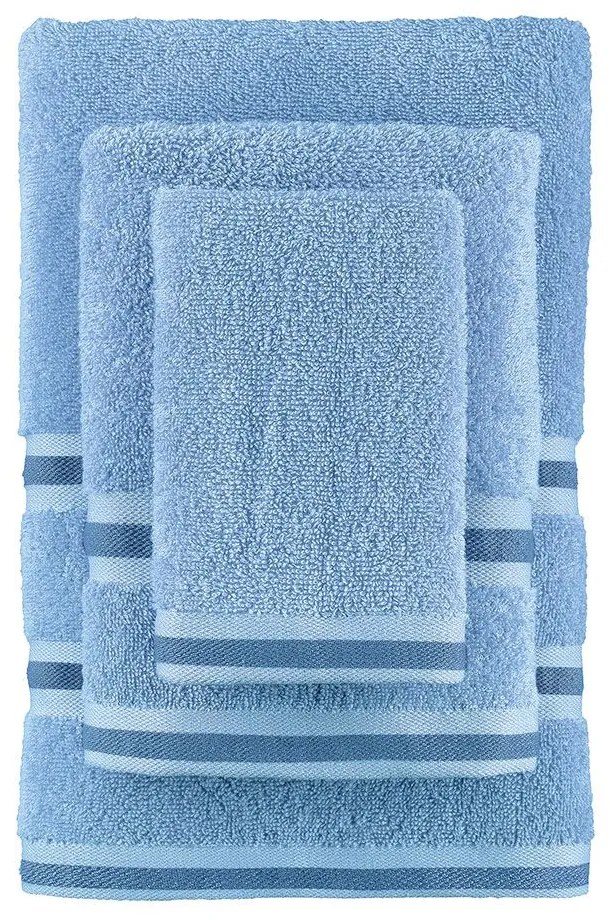 Πετσέτες Etem (Σετ 3τμχ) Blue Palamaiki Towels Set 70x140cm 100% Βαμβάκι