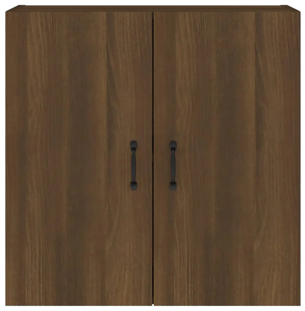 vidaXL Ντουλάπι Τοίχου Καφέ Δρυς 60x31x60 εκ. από Επεξεργασμένο Ξύλο