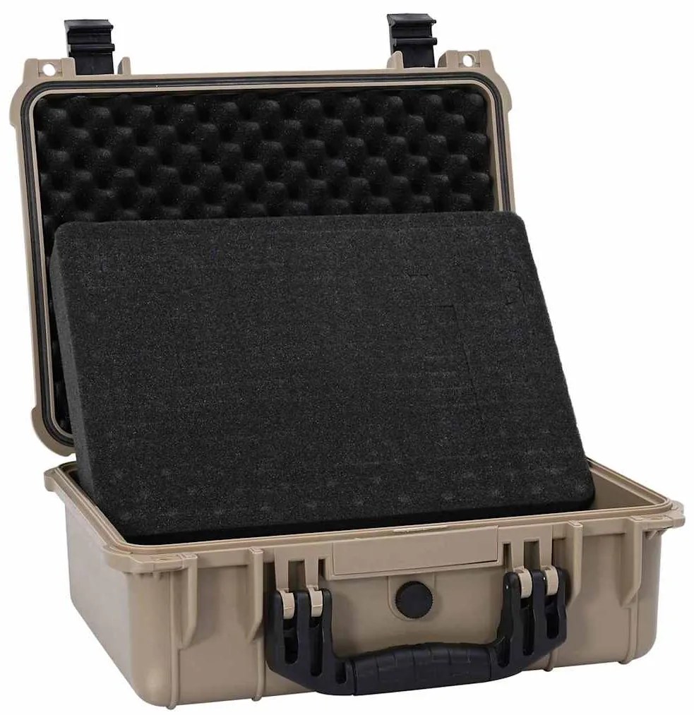 vidaXL Σκληρή Θήκη Άμμος 40,5 x 33 x 17,5 εκ. Πολυπροπυλένιο και ABS