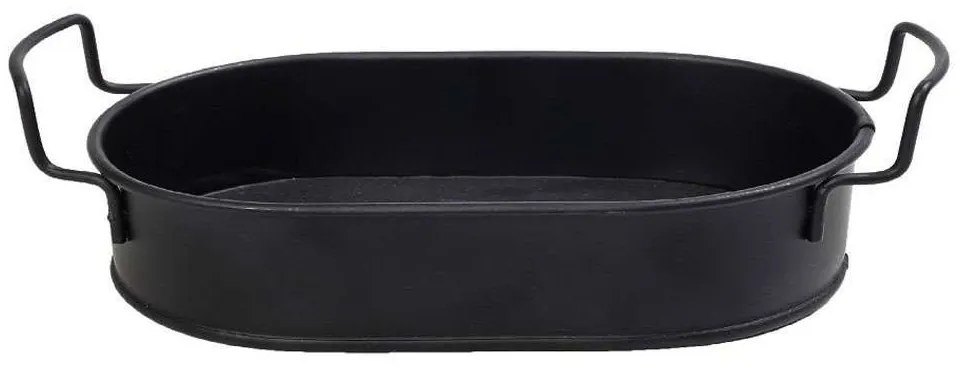 Δίσκος  Με Λαβές TEM104 43x21x5cm Black Espiel Μέταλλο