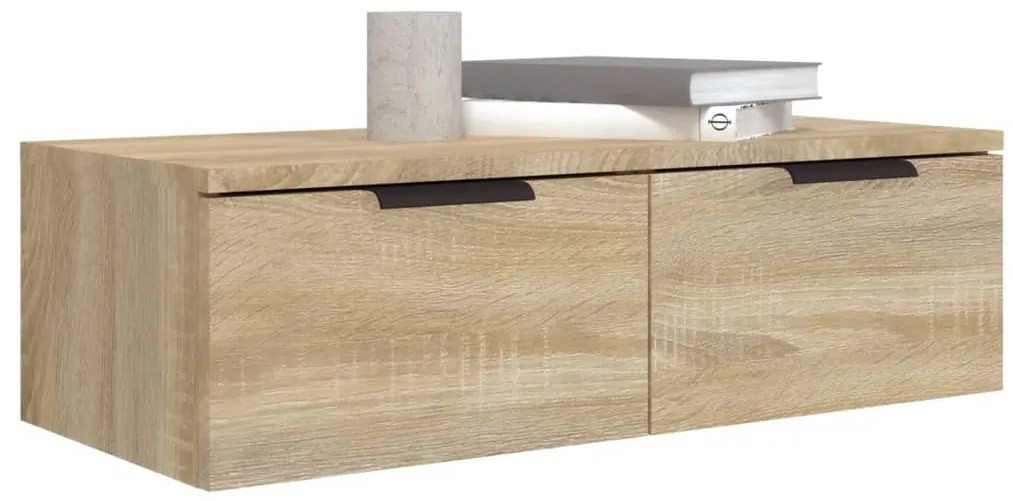 vidaXL Ντουλάπι Τοίχου Sonoma Δρυς 68x30x20 εκ. Επεξεργασμένο Ξύλο