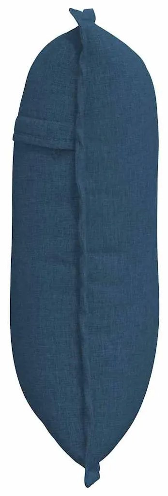 vidaXL Μαξιλάρι Πλάτης Μπλε 50 x 19 x 45 εκ ύφασμα