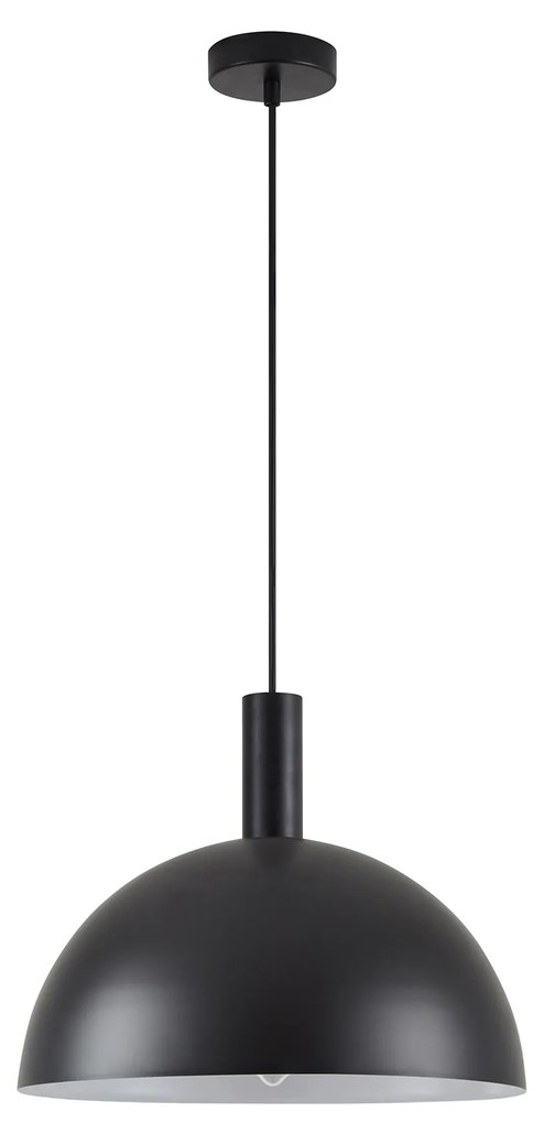 SE21-BL-4-MS40 ADEPT TUBE Black Metal Shade Pendant+