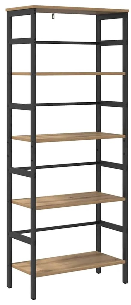 vidaXL Ράφι Βιβλίων Artisan Oak 60 x 29,5 x 149 εκ Επεξεργασμένο ξύλο