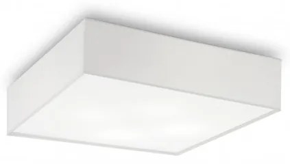 Πλαφονιέρα Φωτιστικό Οροφής Ritz λευκό PVC Ideal Lux 152912 Λευκό