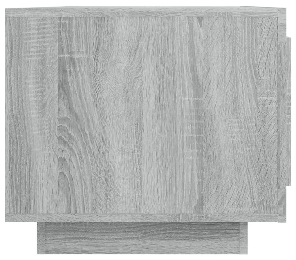 Τραπεζάκι Σαλονιού Γκρι Sonoma 102x50x45 εκ. Επεξεργασμένο Ξύλο - Γκρι