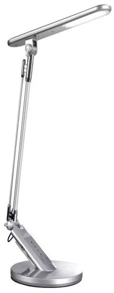 Επιτραπέζιο Φωτιστικό Γραφείου LED 8W 3000-6000K Σπαστό Ασημί 6708 Spotlight-6708-Ασημί 6708