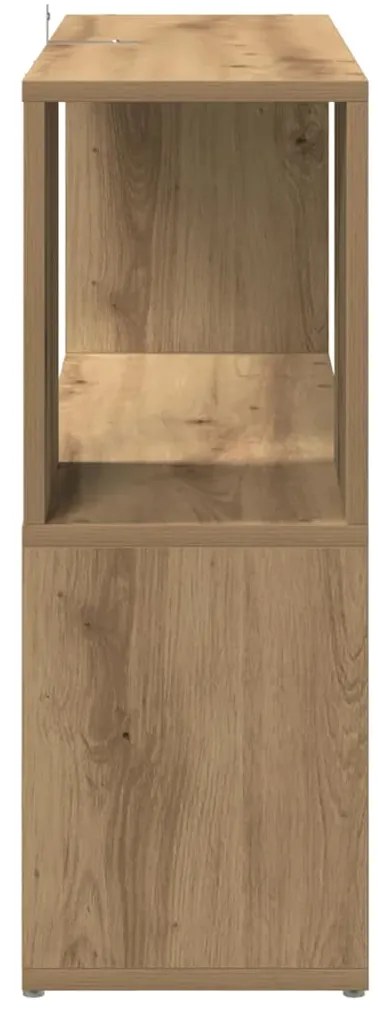 vidaXL Ντουλάπι βιβλίων/διαχωριστικό δωματίου Artisan Oak 80x24x63 cm