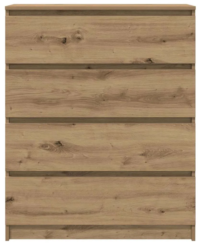 Sideboard Artisan Oak 80x35x99 cm Κατασκευασμένο ξύλο - Καφέ