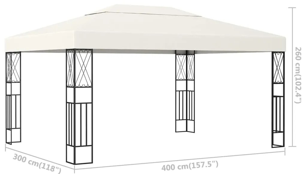 ΚΙΟΣΚΙ ΚΡΕΜ 3 X 4 Μ. ΥΦΑΣΜΑΤΙΝΟ 48007