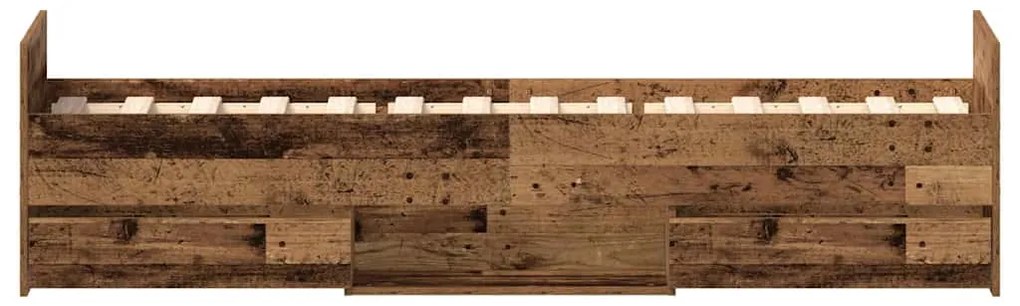 vidaXL Πλαίσιο κρεβατιού χωρίς στρώμα 100x200 εκ. Επεξεργασμένο Ξύλο