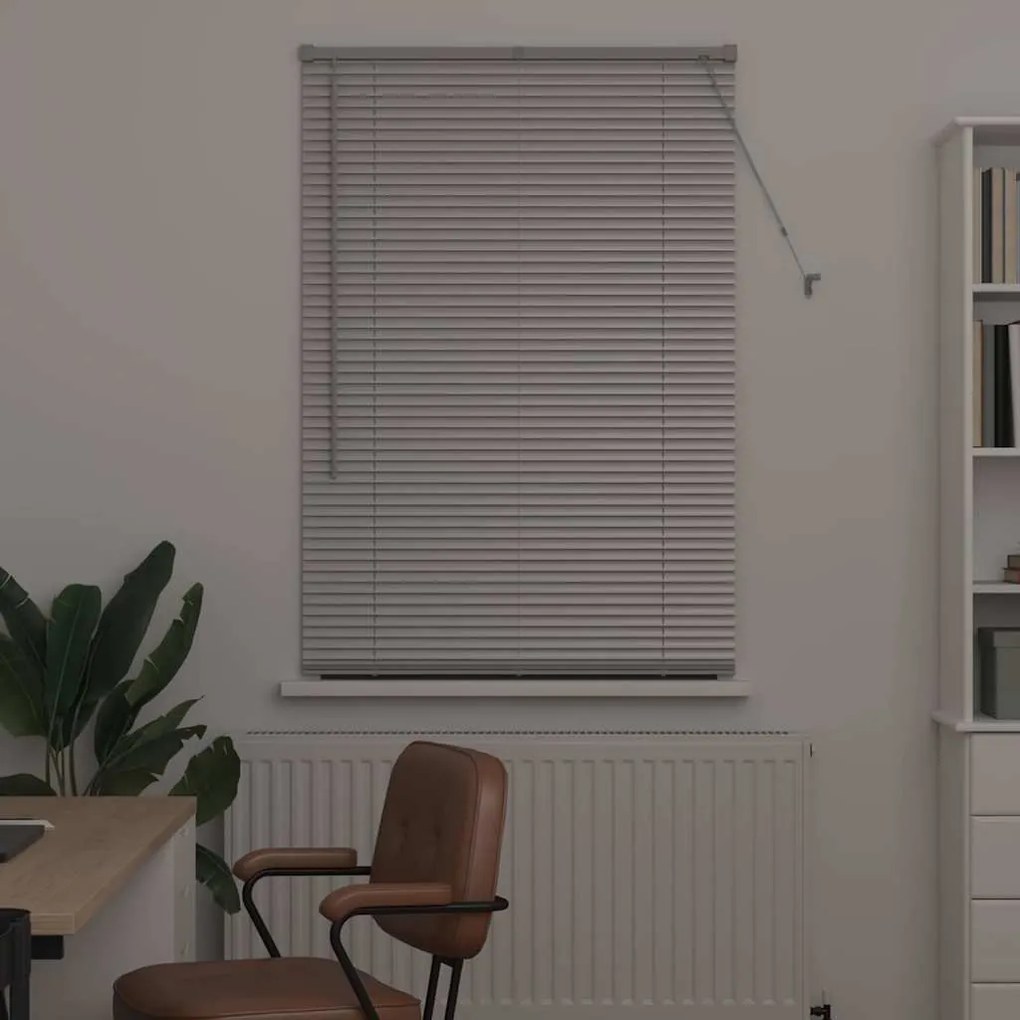 vidaXL Ρολό Παραθύρου με κουρτίνες Ασημί 85 x 175 cm Αλουμίνιο