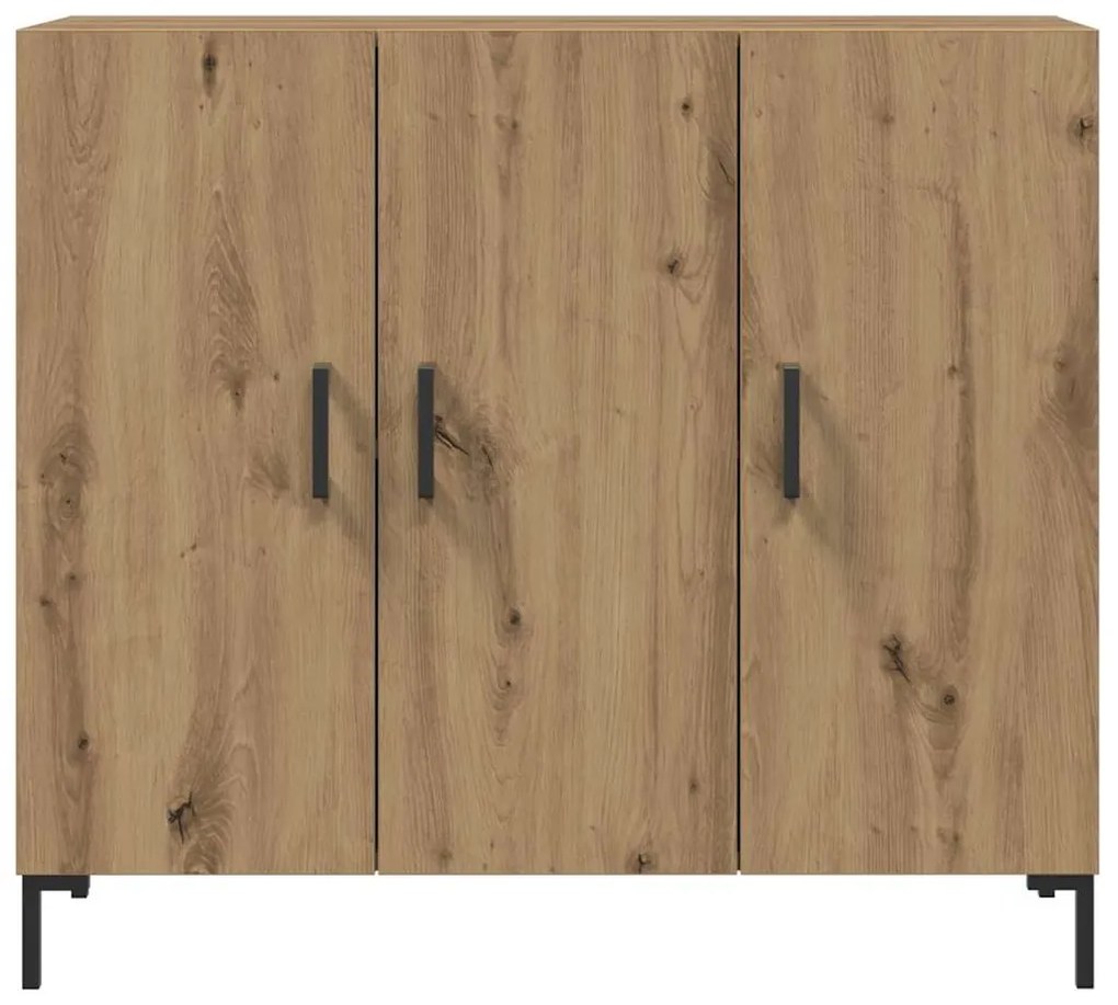 vidaXL Ντουλάπι Αρτισιανή Δρυς 90 x 34 x 80 εκ. από Επεξεργασμένο Ξύλο
