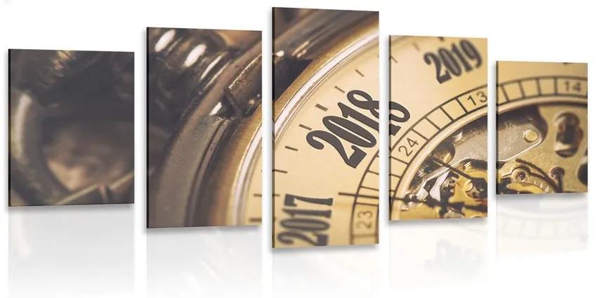 Ρολόι τσέπης vintage με 5 μέρη - 200x100