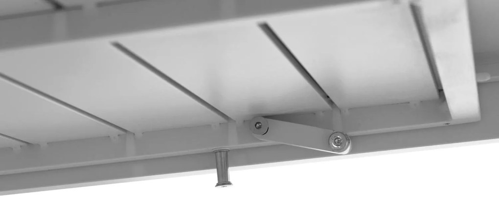 Σετ Κήπου Τραπεζαρία KRUM C21146 7 τεμ. Αλουμίνιο Λευκό 160x90x73 εκ.