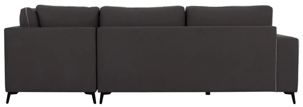 Γωνιακός Καναπές DIVA C3254.10R Δεξιά Γωνία Ύφασμα Αλέκιαστο Γκρί 290x235x94Yεκ. 290x235x94 εκ.