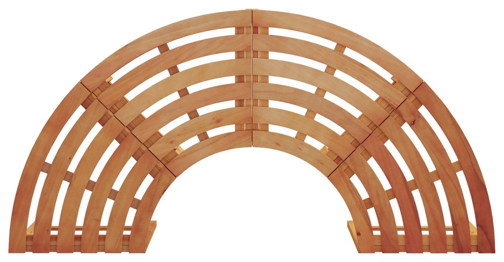 vidaXL Παγκάκι Δέντρου Καφέ 160 x 160 x 45εκ. Μασίφ ξύλο ευκαλύπτου
