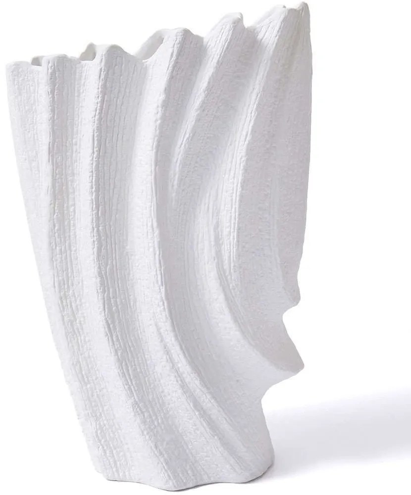 Βάζο 742TMA4878 28x20x48cm White Aberto Design Ceramic