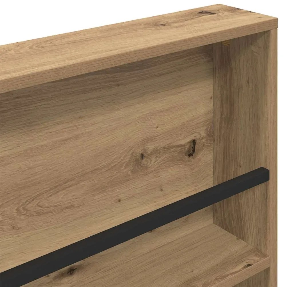 vidaXL Ράφι Περιοδικών με ράφι 2 pcs Artisan Oak 100 x 12 x 70 εκ