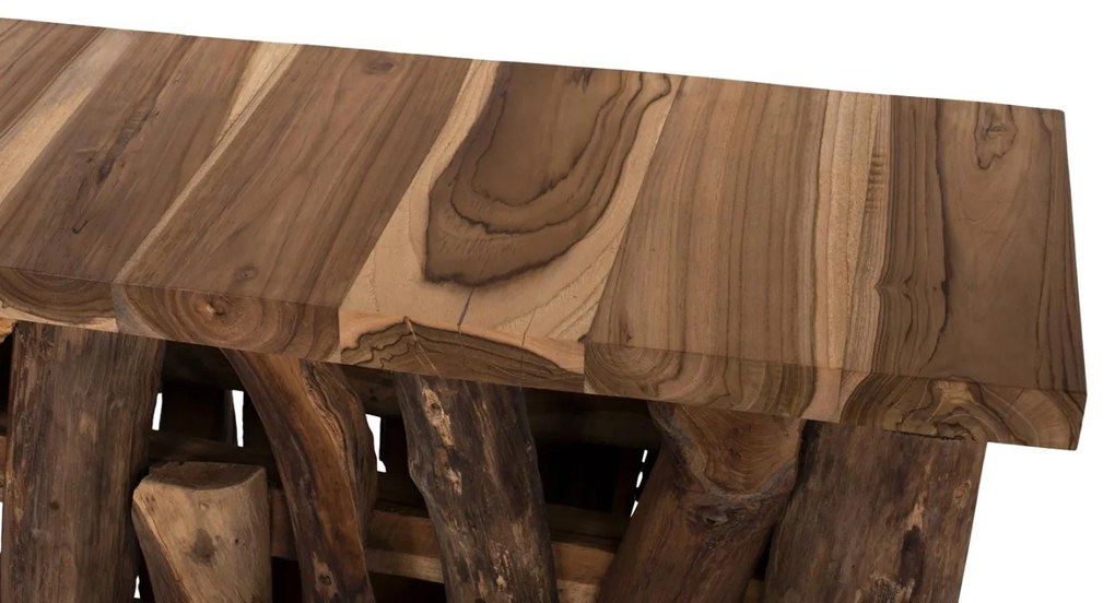 Κονσόλα C9336 απο Μασίφ Ξύλο TEAK Φυσικό 100x35x75Y εκ. 100x35x75 εκ.