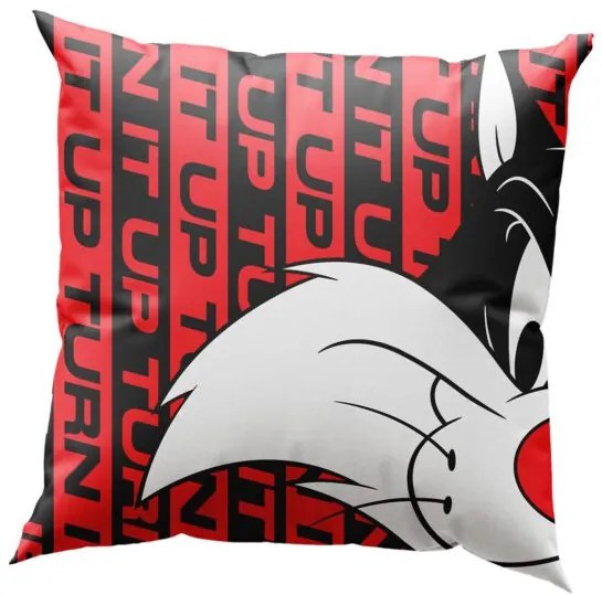 Beauty Home Μαξιλάρι με γέμιση Art 6192 Space Jam Sylvester 40x40 Κόκκινο
