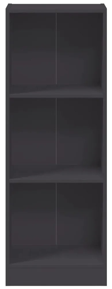 vidaXL Βιβλιοθήκη με 3 Ράφια Λευκή 40x24x109 εκ. Επεξεργασμένο Ξύλο