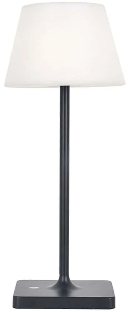 Φωτιστικό Επιτραπέζιο Επαναφορτιζόμενο Pola LG2050G-400 Φ15x38,5cm Dim Led 170lm 2W 3000K Grey-White Aca