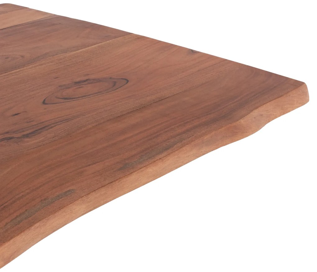 ΤΡΑΠΕΖΙ MONTANA HM11882 ΑΠΟ ΜΕΤΑΛΛΟ &amp; ΕΠΙΦΑΝΕΙΑ ΑΠΟ ΜΑΣΙΦ ΞΥΛΟ ΑΚΑΚΙΑΣ 160x90x74,5εκ.