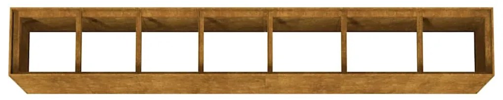 vidaXL Ζαρντινιέρα 280 x 40 x 80 εκ. από Ατσάλι Σκληρυθέν στον Αέρα