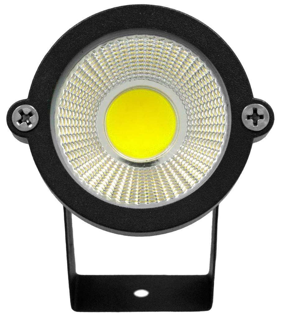 GloboStar 75581 Προβολάκι Κήπου Καρφωτό - Δαπέδου Bridgelux COB LED 10W 1200lm 35° DC 12-24V Αδιάβροχο IP67 Ψυχρό Λευκό 6000K Dimmable - 75581