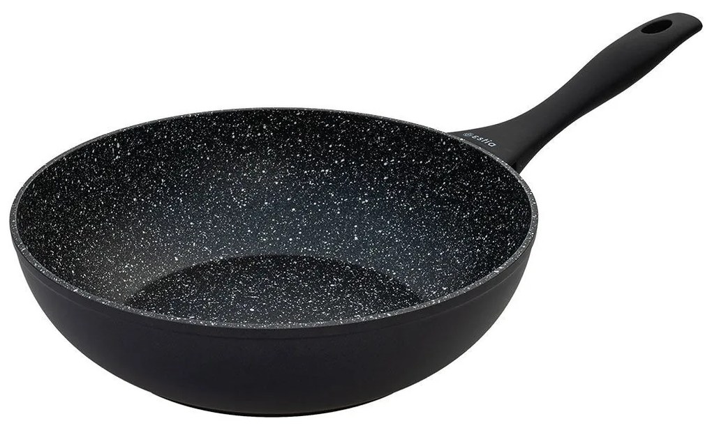 Estia 01-6099 Magma Wok από Αλουμίνιο με Επίστρωση από Πέτρα 28cm