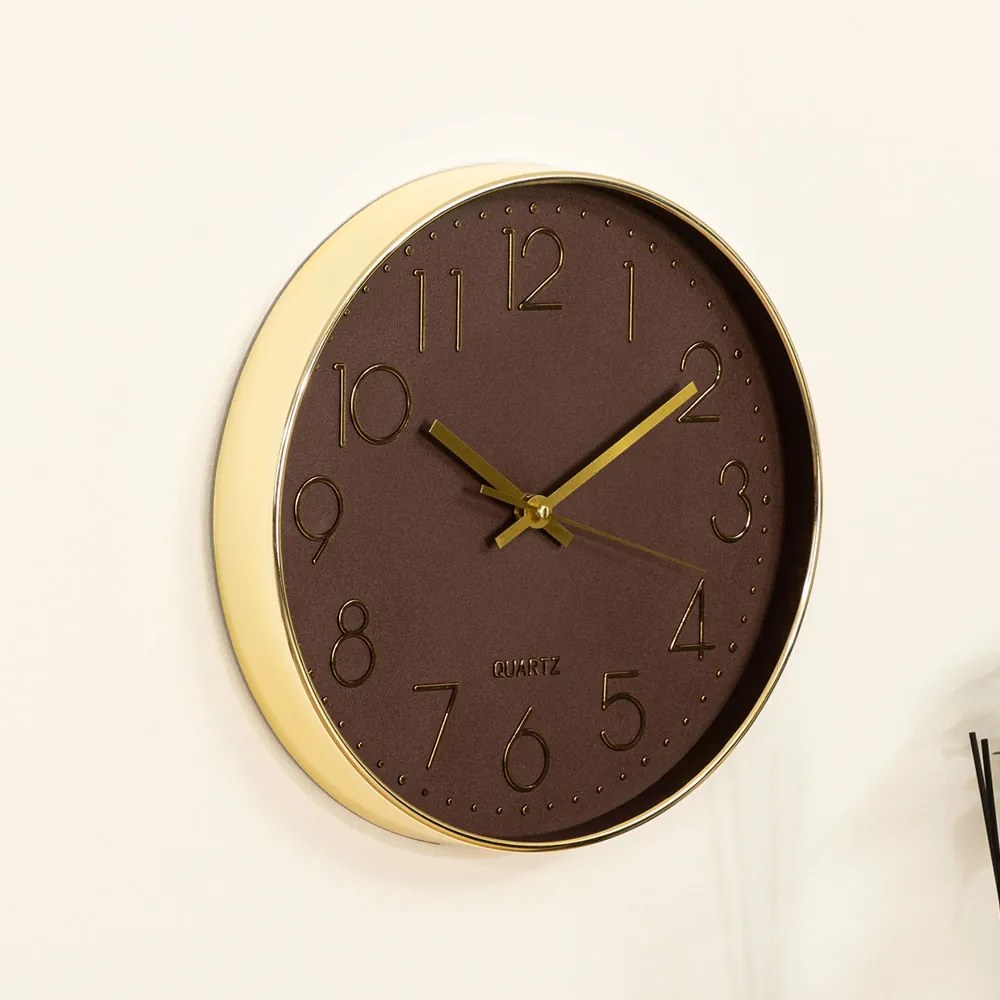 Ρολόι Τοίχου (Φ30) Αθόρυβο A-S Bordeaux 167038A