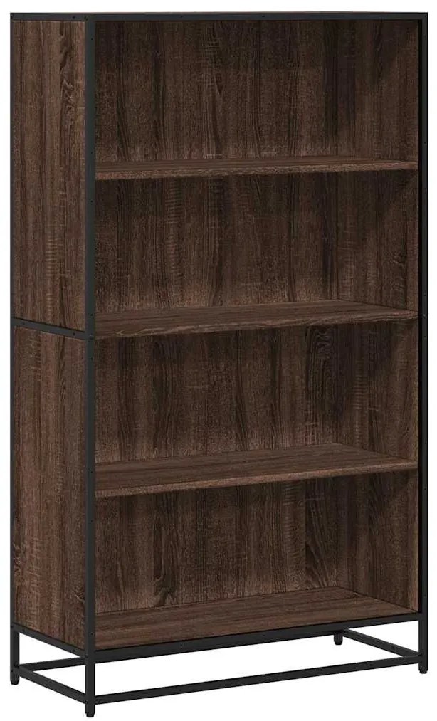 vidaXL Βιβλιοθήκη καφέ δρυς 80,5x35x139 cm Κατασκευασμένο ξύλο
