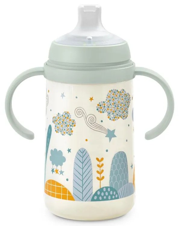 Suavinex Μπουκάλι Εκπαιδευτικό με λαβές 270ml +6μ Dreams Blue