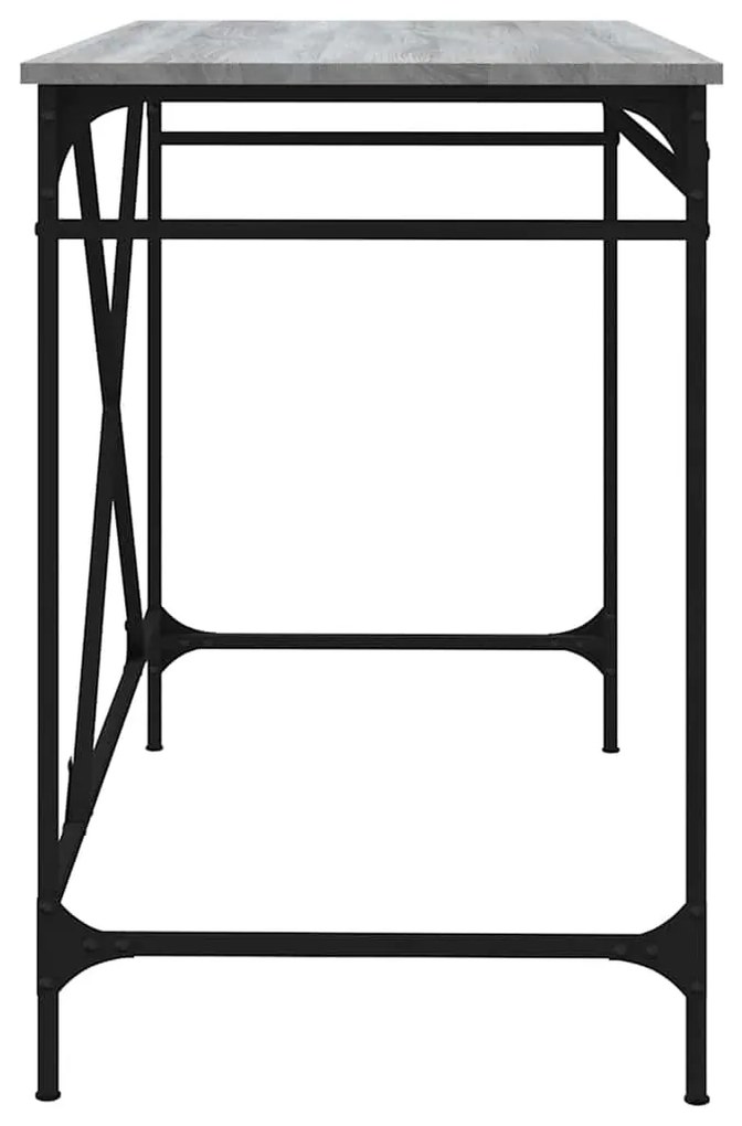 vidaXL Γραφείο Γκρι Sonoma 100 x 50 x 75 εκ. από Επεξεργασμένο Ξύλο